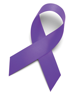 Purple Awareness Ribbon