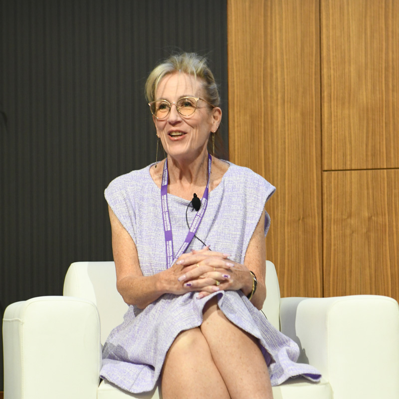 Gerri sharing her story at the Hirshberg Foundation Symposium